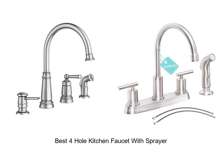 Top 12 Best 4 Hole Kitchen Faucet With Sprayer Revealed!