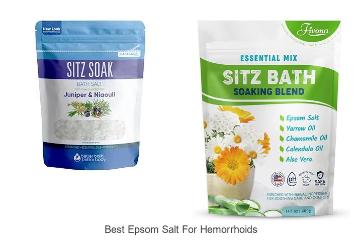 Top 12 Best Epsom Salt For Hemorrhoids You Can’t Miss