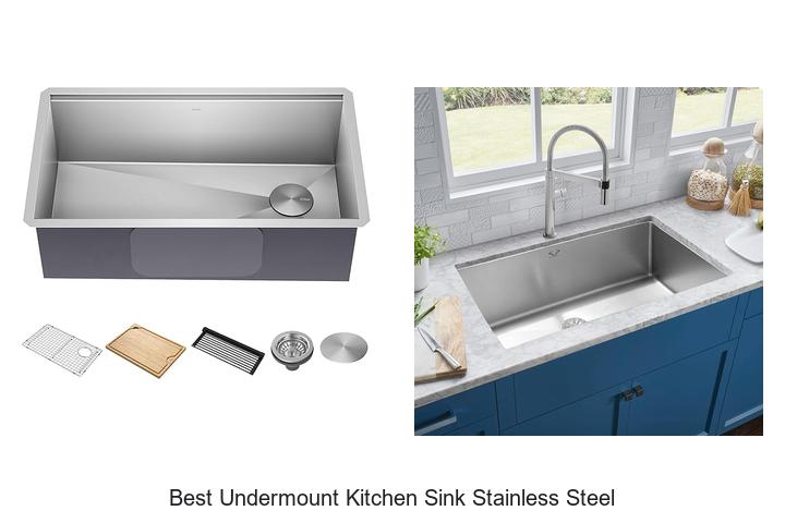 Top 12 Best Undermount Kitchen Sink Stainless Steel Picks