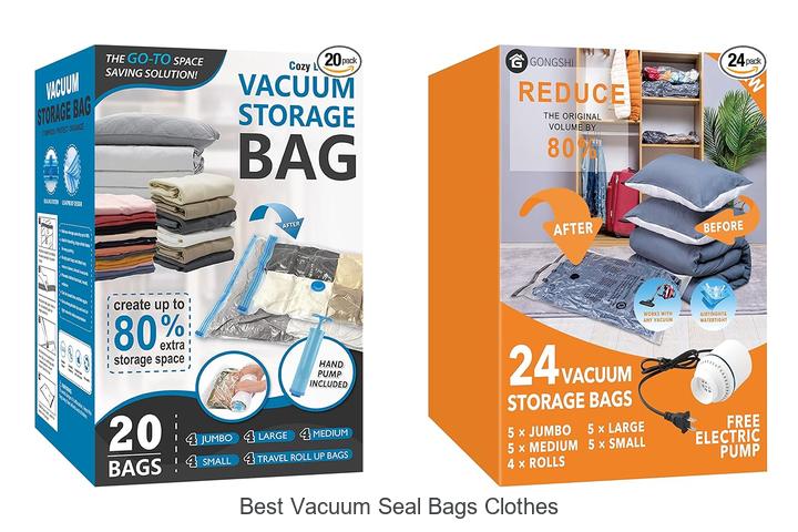 Top 12 Best Vacuum Seal Bags Clothes You Can’t Miss