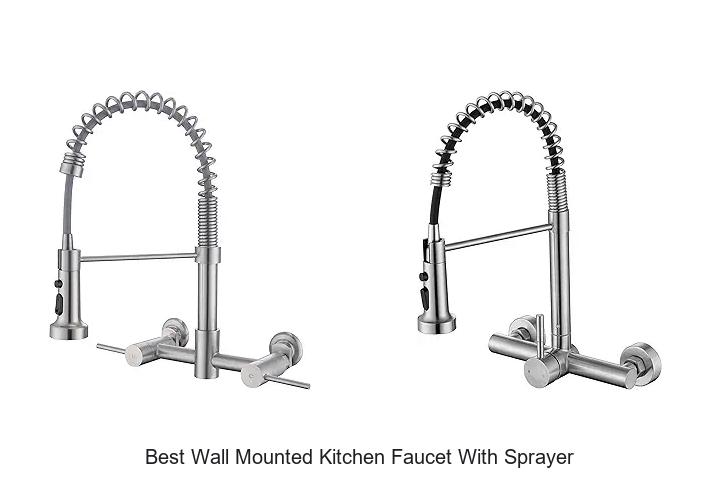 Top 12 Best Wall Mounted Kitchen Faucet With Sprayer Revealed